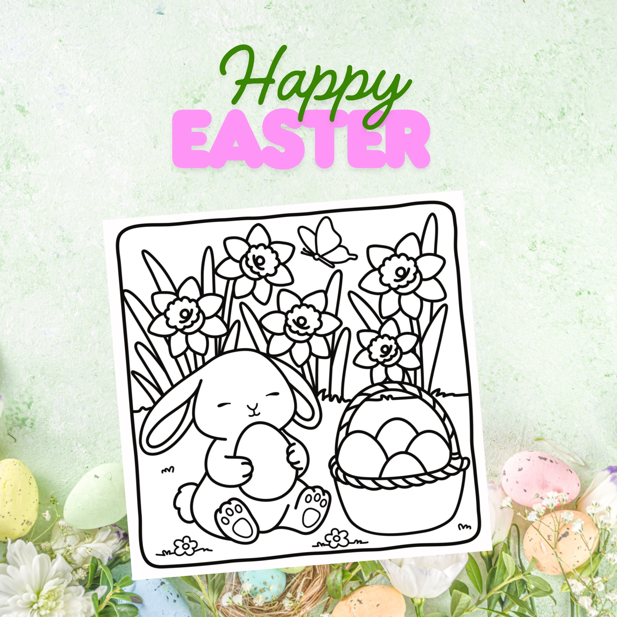 Free Easter Page